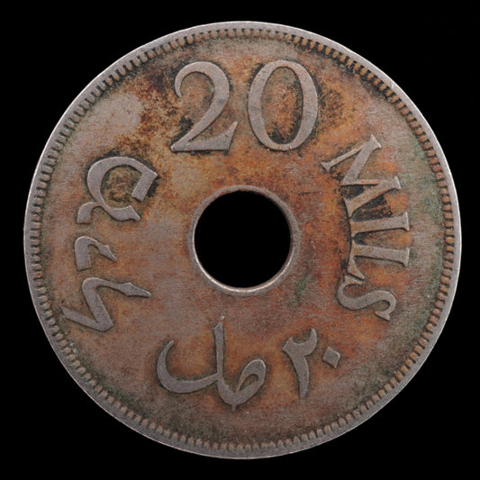 Lot 897: Palestine - 1927 - 20 Mils - VF