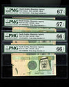 Lot 937: Saudi Arabia - 2007/2009/2012/2016 - 1 Riyal - PMG 66 EPQ / 66 EPQ / 67 EPQ / 67 EPQ