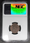 Lot 964: United Arab Emirates - 1973 - 25 Fils - NGC MS 63