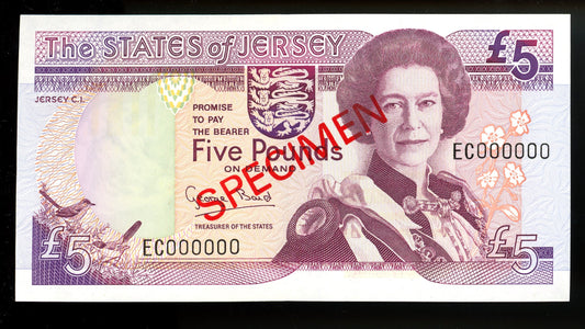 Jersey - ND (1993) - 5 Pounds - Specimen - UNC