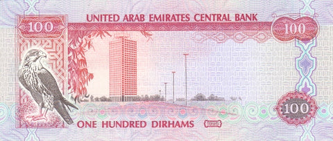 Back of 100 Dirhams
