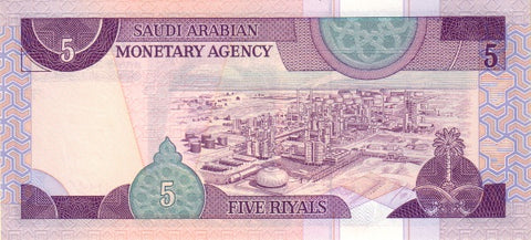 Back of 5 Riyals