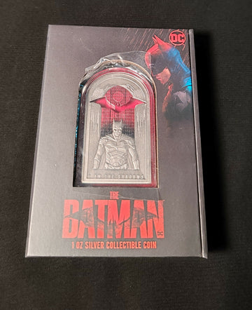 2 Dollars 2022 Niue, 1 ounce silver coin - DC - Batman,I am the shadow.Mintage: 2,022 pieces.