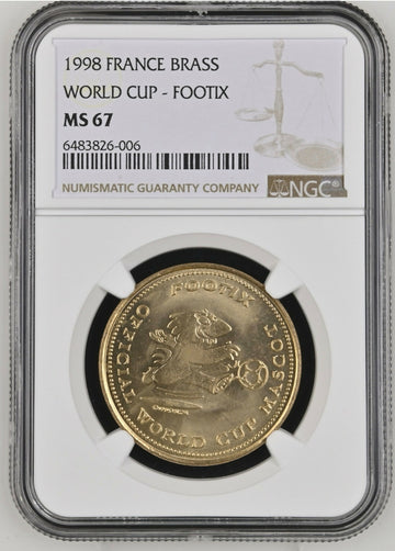 1998 FRANCE WORLD CUP FOOTIX BRASS