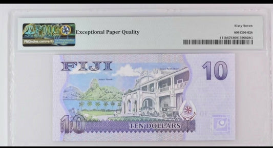 Fiji, 2012, 10 Dollars, Pick: 111b.