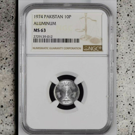 Pakistan, 1974, 10 paisa.