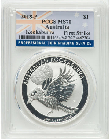 Australia, 2018, 1 Dollar, Kookaaburra. TOPPOP / First Strike