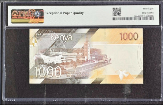 Kenya, 2019 , 1000 Shillings, Pick 56a. ?POPTOP?