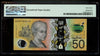 Lot 809: Australia - 2018 - 50 Dollars - Microprint Error - PMG 67 EPQ