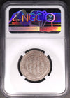 Lot 957: Umayyad Caliphate - AH 103 - Silver 1 Dirham - Yazid II - Struck in Wasit - NGC AU 55