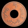 Palestine - 1942 - Bronze 5 Mils - As Shown