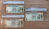 India, 1997 and 2012 , 100 Rupees, pick 91f, 91i, 91105c. One Million Serial Number