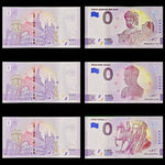 / 6 pieces of Zero Euro UNC/عدد 6 قطع زيرو يورو انسر